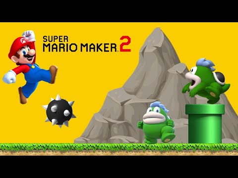 Climbing Mount Spikeball! (Mario Maker Level)