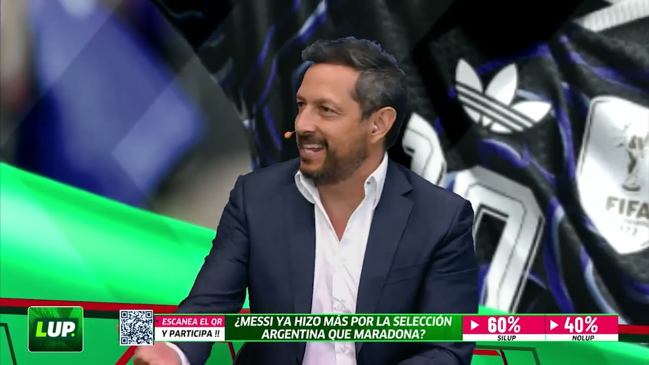 "Cada vez hay MENOS ARGUMENTOS para NO CONSIDERAR a MESSI en la MESA de PELÉ y MARADONA"