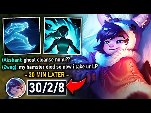 MY ENTIRE TEAM THOUGHT I WAS TROLLING.. SO I DROP 30 KILLS INSTEAD (GHOST CLEANSE NUNU)