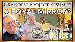 Royal Mirror from Chateau de Chambord for our BIG PROJECT? Cheese & Paris Antique Drama 🏰 💖