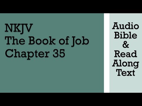 Hiob 35 – NKJV – (Audiobibel und Text)