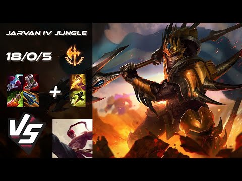 JUNGLE Jarvan IV vs Lee Sin - EU Challenger Patch 25.21