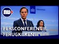Bekijk hier de coronapersconferentie van Rutte en De Jonge | NU.nl