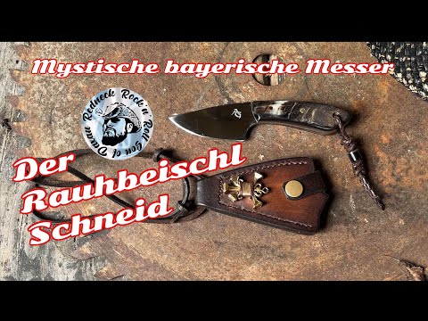Mystische Messer ein bayerisches Neckknife, der Rauhbeischlschneid, Amulett gegen die Sennentuntschi
