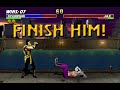 Ultimate Mortal Kombat 3 Scorpion Very Hard Playthrough