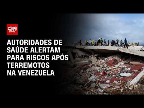 Terremotos na Venezuela: Autoridades de saúde alertam para riscos após abalos | CNN PRIME TIME