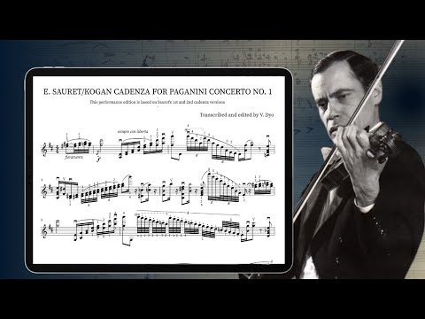 Kogan's Version of the Sauret Cadenza for Paganini's Violin Concerto No. 1