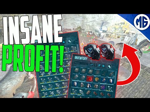 10 MINUTE RAID FOR MASSIVE PROFIT! ARK: Survival Evolved