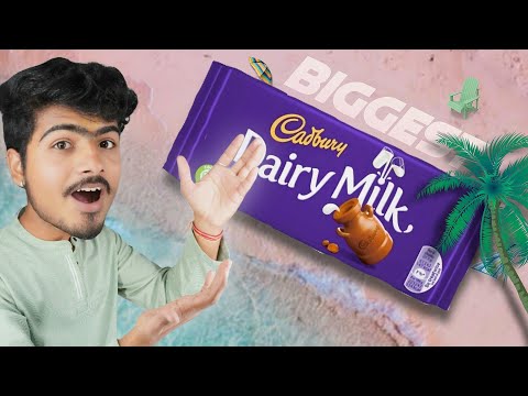 I made a BIGGEST chocolate 🍫 ever | इतनी बड़ी चॉकलेट 🤯