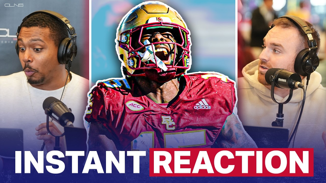 Patriots Draft EDGE Quintayvious Hutchins from BC | Patriots Draft Central on CLNS