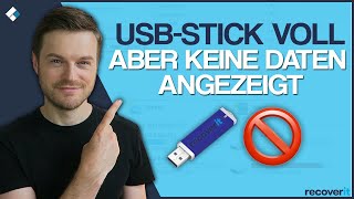 USB-Stick voll aber keine Dateien angezeigt, was tun?