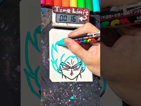 Drawing Goku (SSJ Blue) in 50Sec