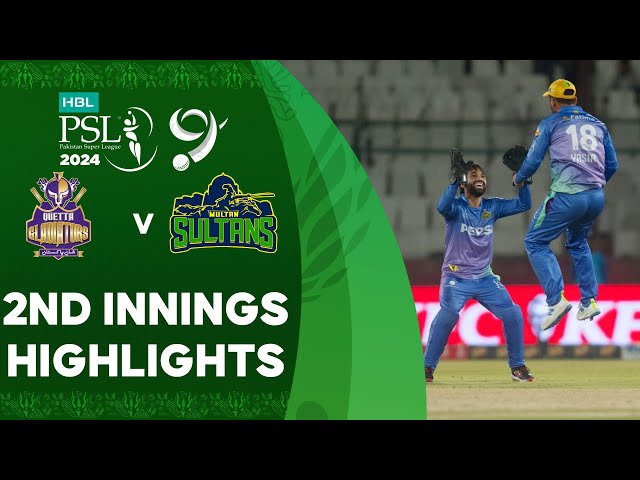 2nd Innings Highlights | Quetta Gladiators vs Multan Sultans | Match 30 | HBL PSL 9 | M1Z2U
