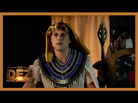 Ramsés fica transtornado por causa da praga de chuva de gelo e fogo | OS DEZ MANDAMENTOS