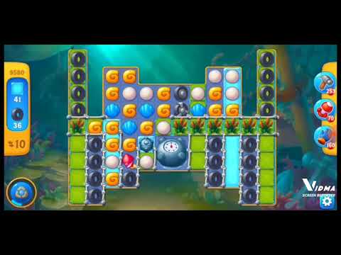 Fishdom. 9580 level no boosters and diamonds. 17 moves