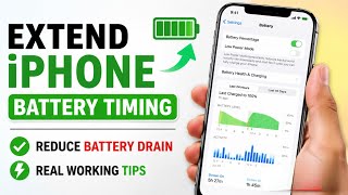 iPhone Battery Drain FIXED! 🦾 Top Real Working Tips For All Iphone (ios Long-Term Battery Health)