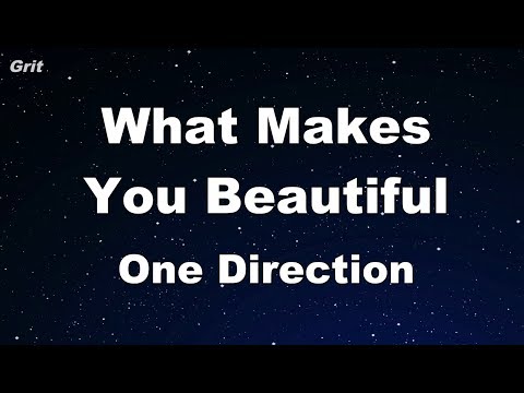 What Makes You Beautiful - One Direction Karaoke 【No Guide Melody】 Instrumental