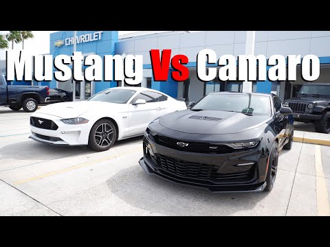 2021 Manual Gearbox Camaro SS 1LE Vs 2023 A10 Mustang GT ! (Roll Race)