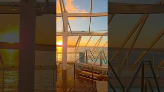 Solarium on Symphony of the Seas .#cruisetravel #travel #beautiful #sunset  #shortvideo  #travel