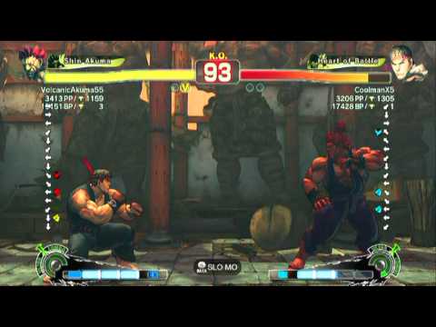 SSF4 AE: VolcanicAkuma55(Akuma) vs CoolmanX5(Ryu) - HD 720p