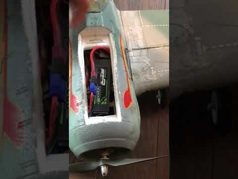 How to install a battery into an rc airplane