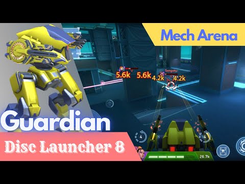 Mech Arena |  🤖Guardian | Disc Launcher 8🔥 Gameplay 2022  PC