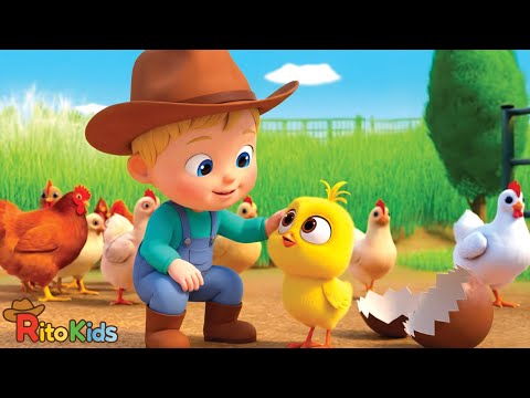 El Pollito Pío 3D y Sus Amigos Cantan en la Granja | Canciones para Niños
