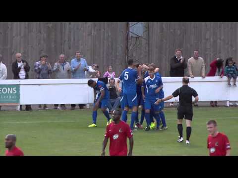 John Sand's WONDER GOAL BURY TOWN v Harrow Borough Ryman Premier 13-8-2013