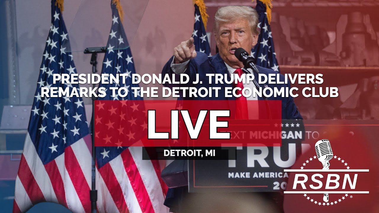 LIVE: President Trump to Deliver Remarks to the Detroit Economic Club - 1/13/26