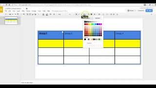 How to Create & Customize Tables in Google Slides