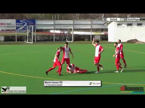 1. FC Normannia Gmuend - VfL Sindelfingen, 3:0 durch ein Eigentor von Frederick Mohr