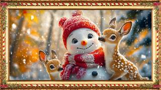 A Magical Walk in the Snow: Winter Snowmen That Tell Stories  | Christmas Art for Your TV in 4K❄️✨