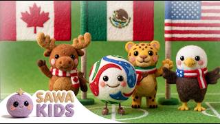 The World Plays Together | AI-Animated World Cup 2026 Kids Song