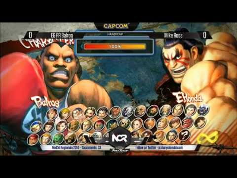 NCR 2014 - SF4 AE - EG PR Balrog vs Mike Ross - Top 32 Winners