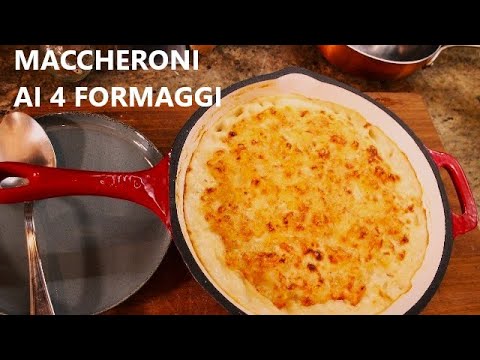 MACCHERONI ai  4 FORMAGGI ricetta del maccheroni ai 4 formaggi RIPASSATI