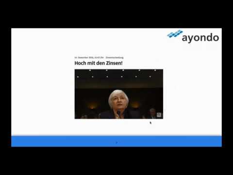 Janet Yellen: Hoch mit den Zinsen - runter mit dem Gold - Die Finanzmarktrunde