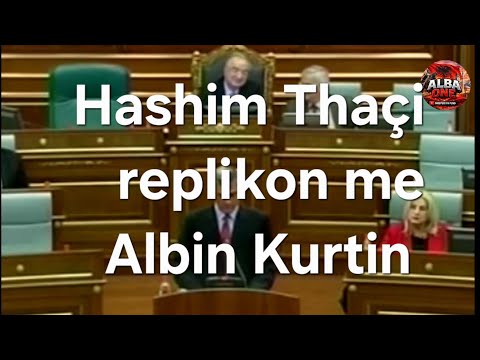 Hashim Thaçi replikon me Albin Kurtin #hashimthaci 