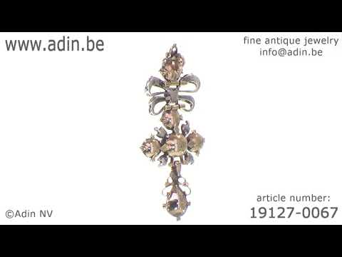 High quality Baroque diamond cross. (Adin reference: 19127-0067)