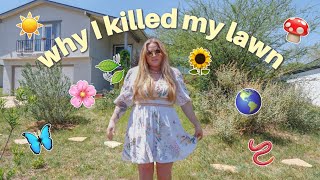 Turning A Dead Lawn Into A Native Pollinator Habitat (How To Remove Invasive Plants & Rewild)