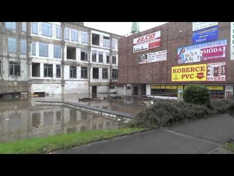 Záplavy Kralupy nad Vltavou, 3. 6. 2013 - 18:30 hodin by Vlastimil Blažek