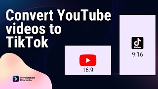 How to convert a YouTube video to TikTok format in FilmoraGo | Mobile Editing Tutorial