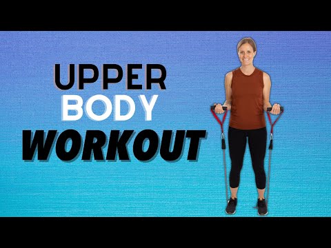 15 Minute Upper Body Resistance Band Workout- Workout with Jordan