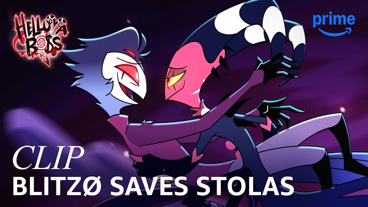 Blitzø Saves Stolas from Andrealphus' Ice Dragon | Helluva Boss | Clip | Prime Video