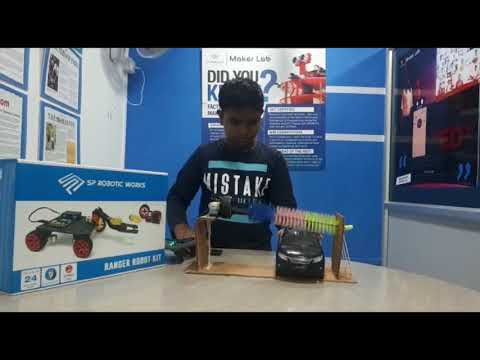 '' SMART GARAGE'' by Maker '' Sailesh R'' a Beginner Level Project @ SP Robotics Maker Lab Kattur.