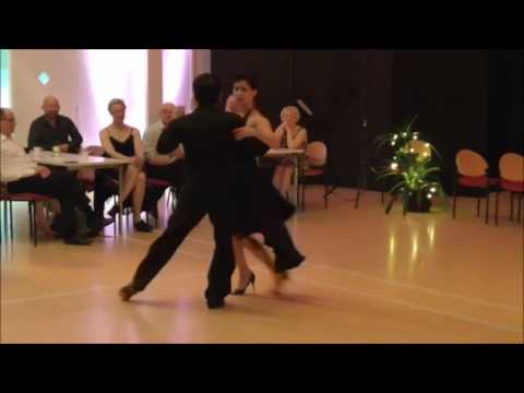 Mariela Sametband and Guillermo Barrionuevo dancing vals Recuerdos de la pampa 2017-04-30