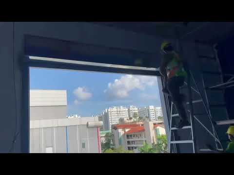 2 Hour Fire Rated Roller Shutter Installation at Supply Chain City