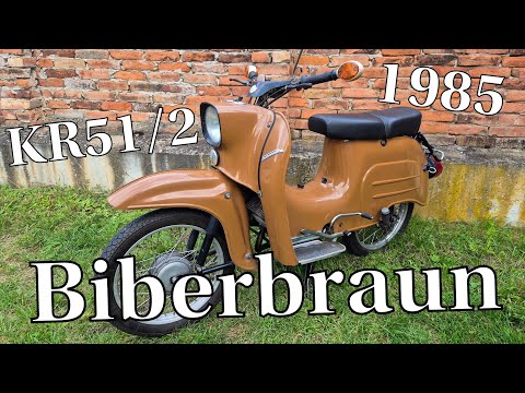 Original paint fetishist - beaver brown Simson Schwalbe KR51/2E built in 1985