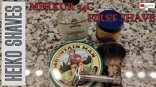 Merkur 34c - First Shave