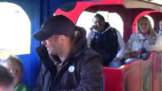 preview picture of video 'Train Ride in Devon | Eweston Station | The BIG Sheep'
