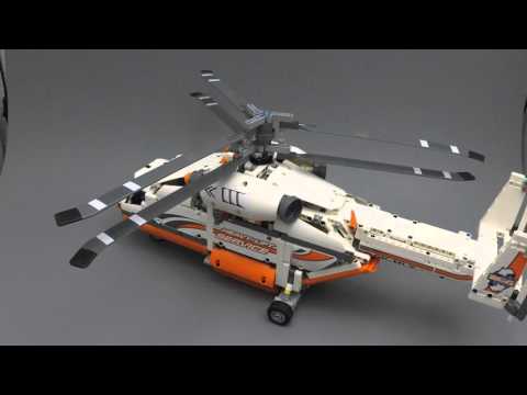 Vidéo LEGO Technic 42052 : L'hélicoptère de transport